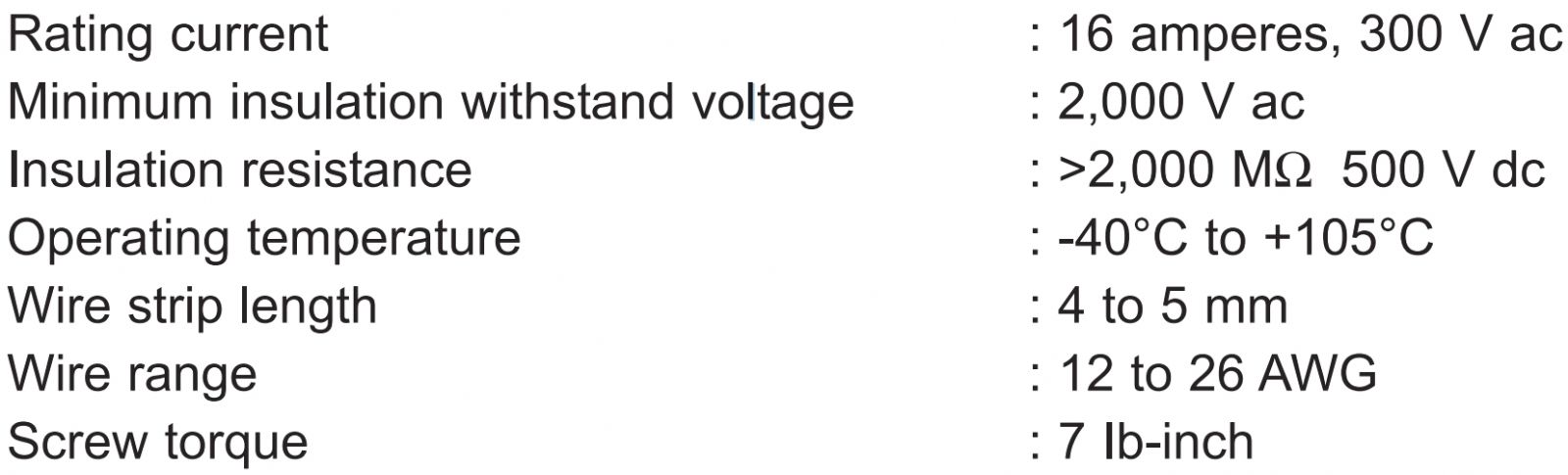טרמינל בלוק MULTICOMP TERMINAL BLOCK 5.08MM PCB